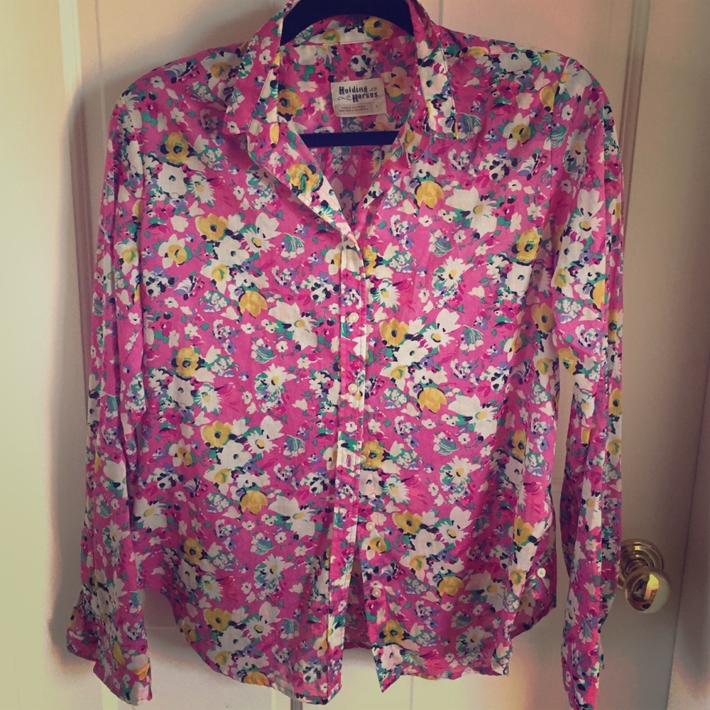 Anthropologie floral shirt.
